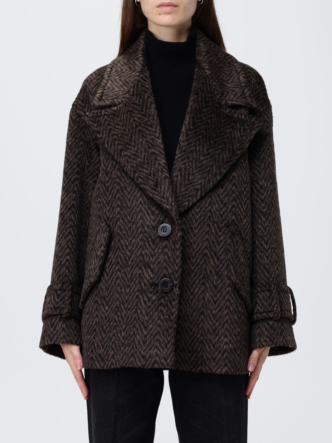 Dondup Coats In Blue