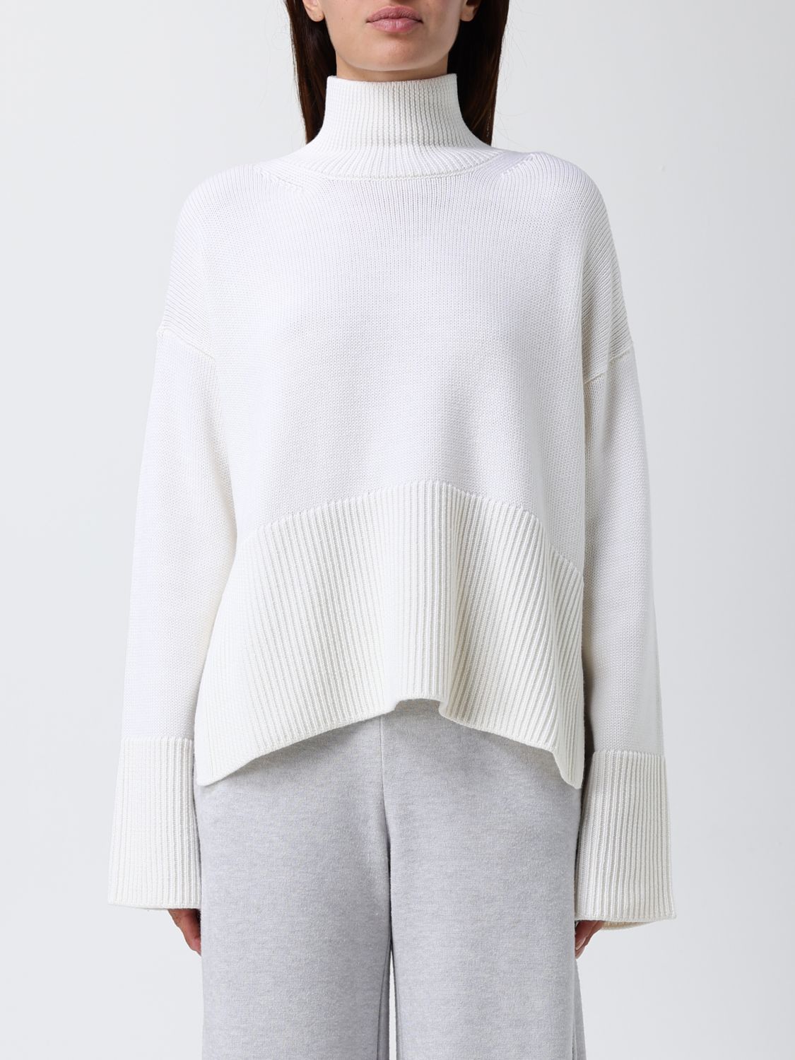 Dondup Sweater  Woman Color White In White