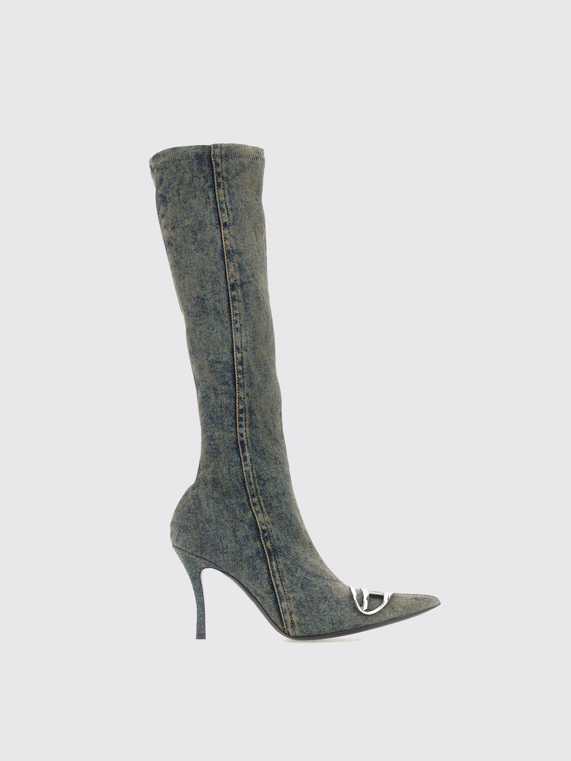 Diesel Boots  Woman Color Blue