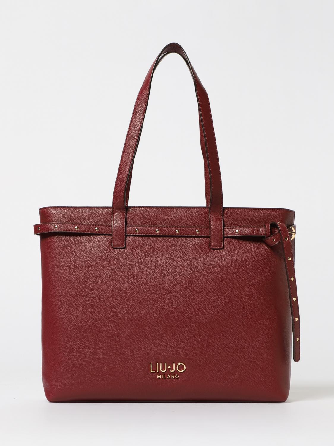 Liu •jo Tote Bag Liu Jo Woman Color Burgundy In Burgundy