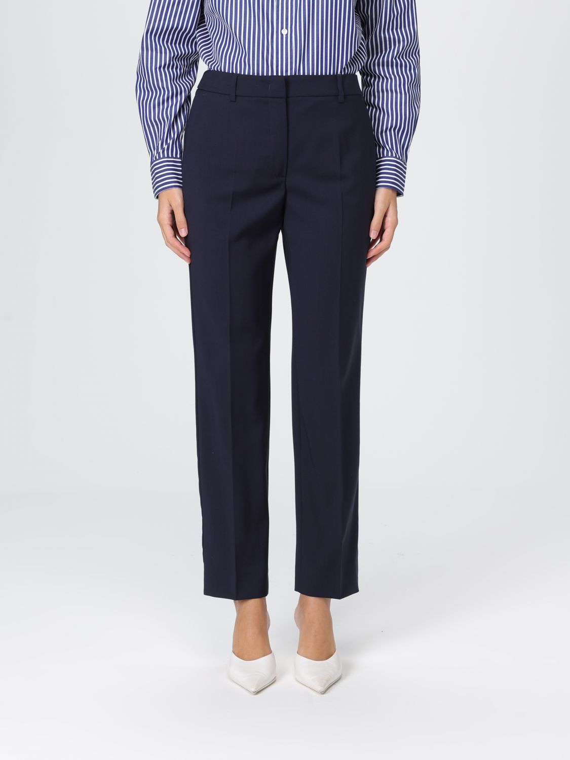 Weekend Max Mara Pants Woman  In Blue