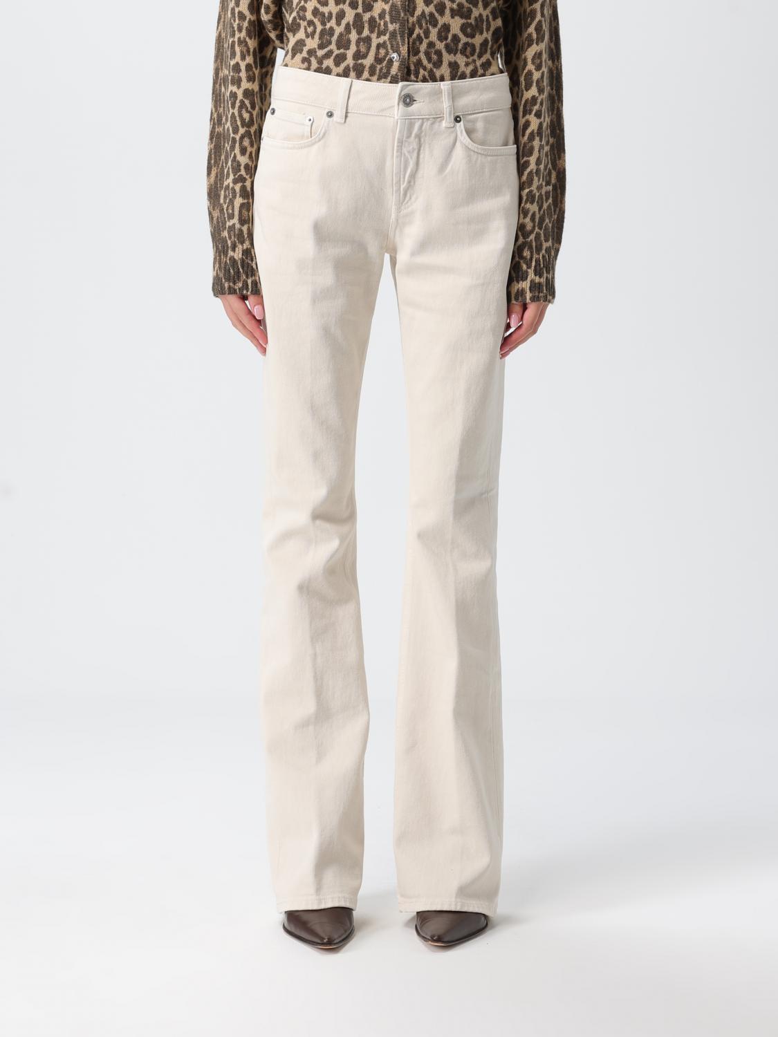 Dondup Pants  Woman Color White In White