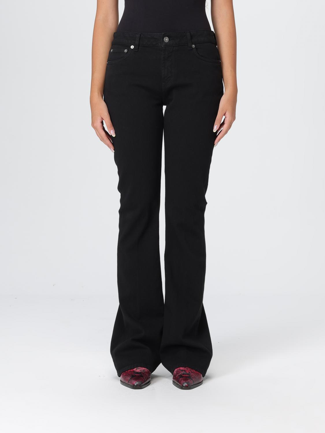 Dondup Pants  Woman Color Black In Black