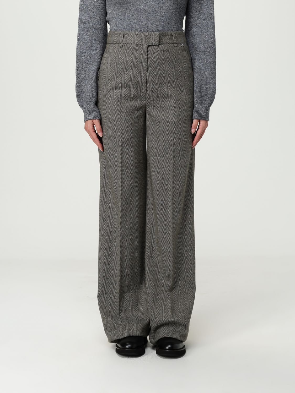 Liu •jo Pants Liu Jo Woman Color Grey In Gray