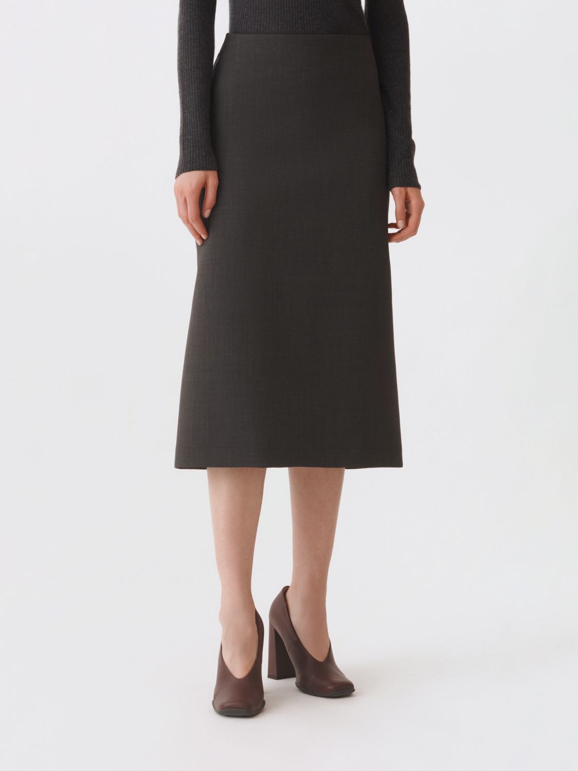 Fabiana Filippi Skirt  Woman Color Grey In Gray