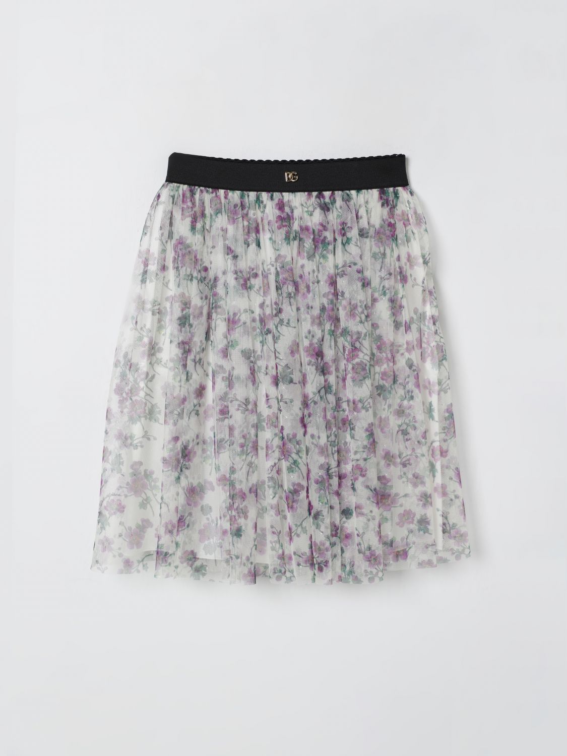 Dolce & Gabbana Skirt  Kids Color Violet In Gray