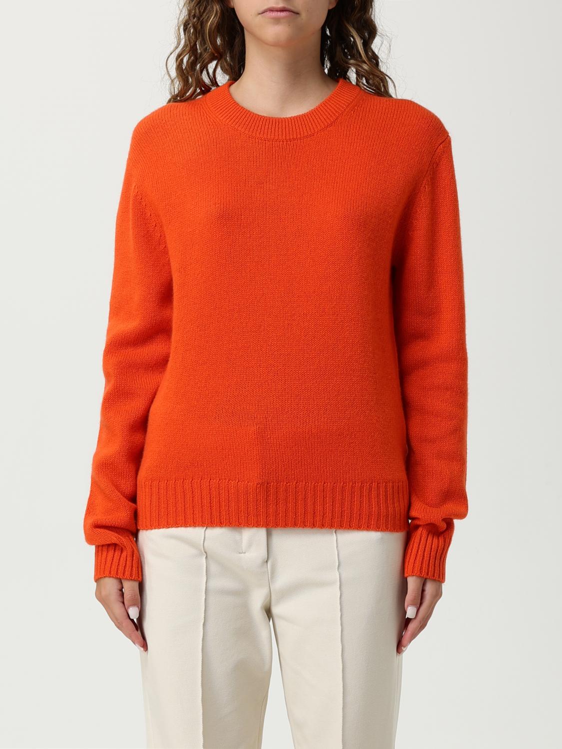 Allude Sweatshirt  Woman Color Orange In Orange