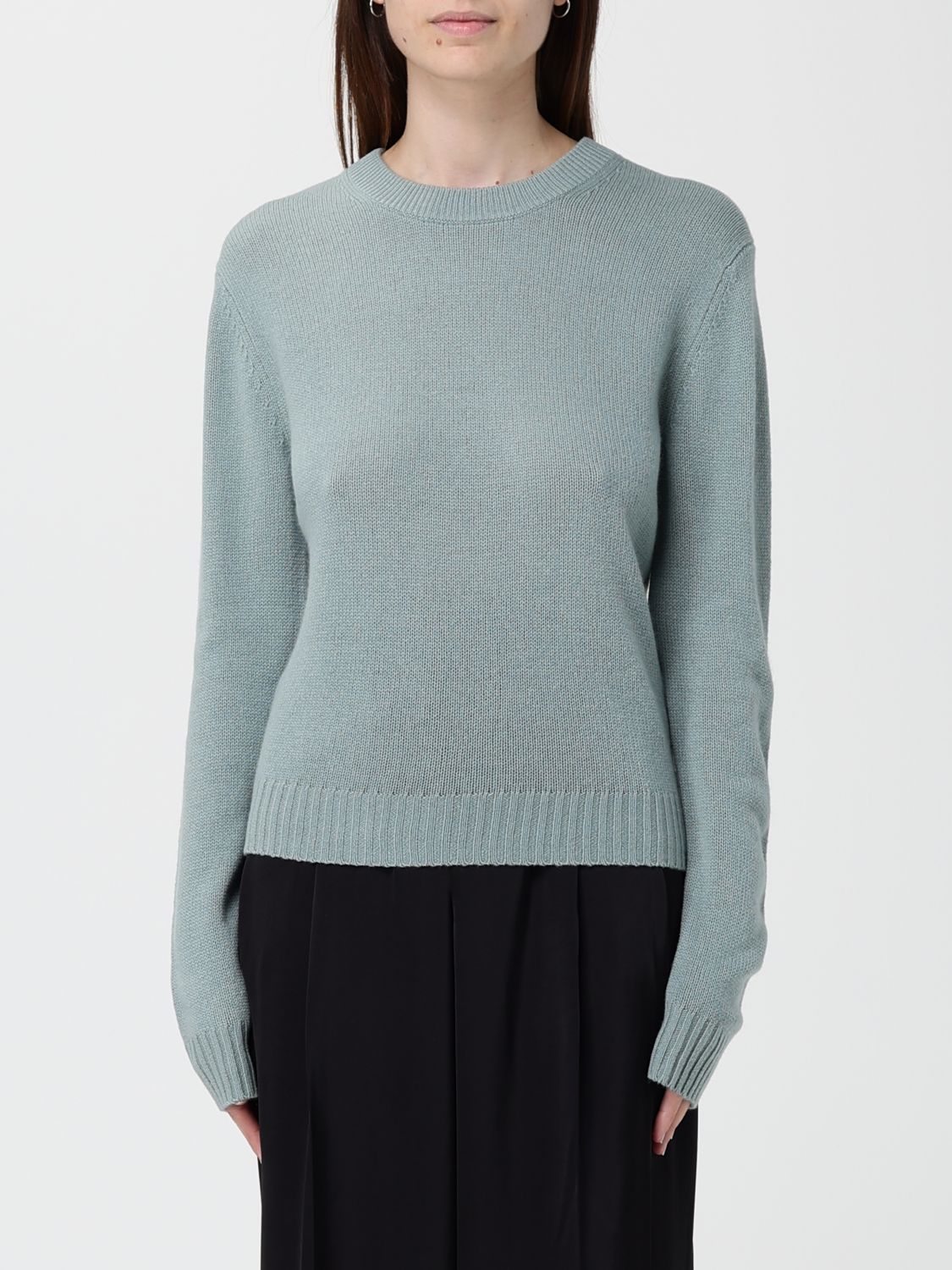 Allude Sweater Woman Color Water In Blue