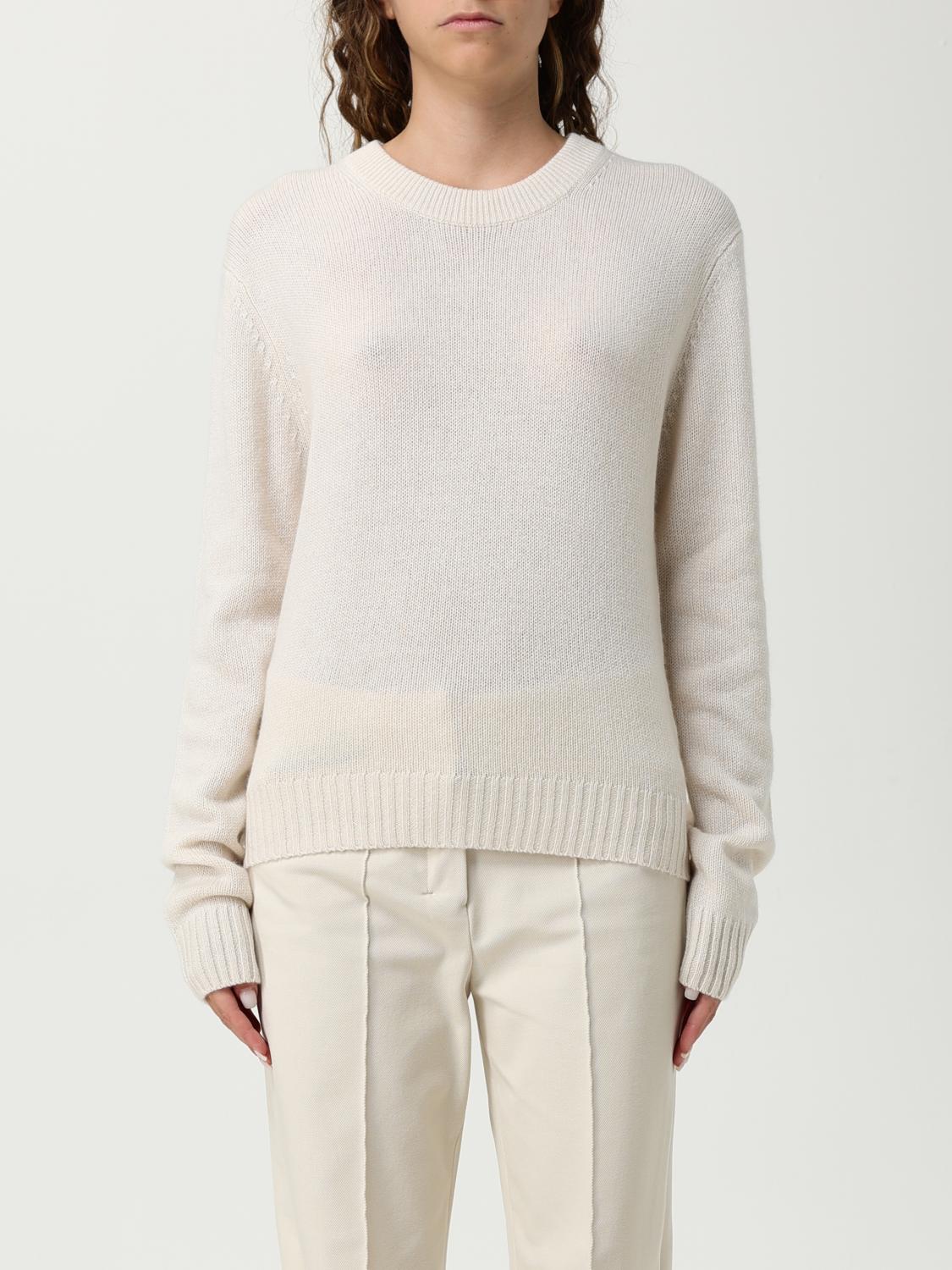 Allude Sweatshirt  Woman Color Yellow Cream In Neutral
