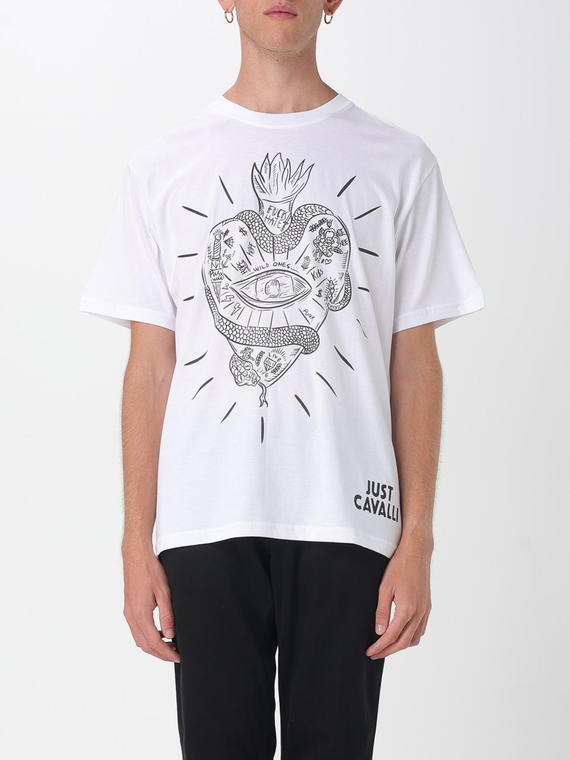 Just Cavalli T-shirt  Men Color White In White