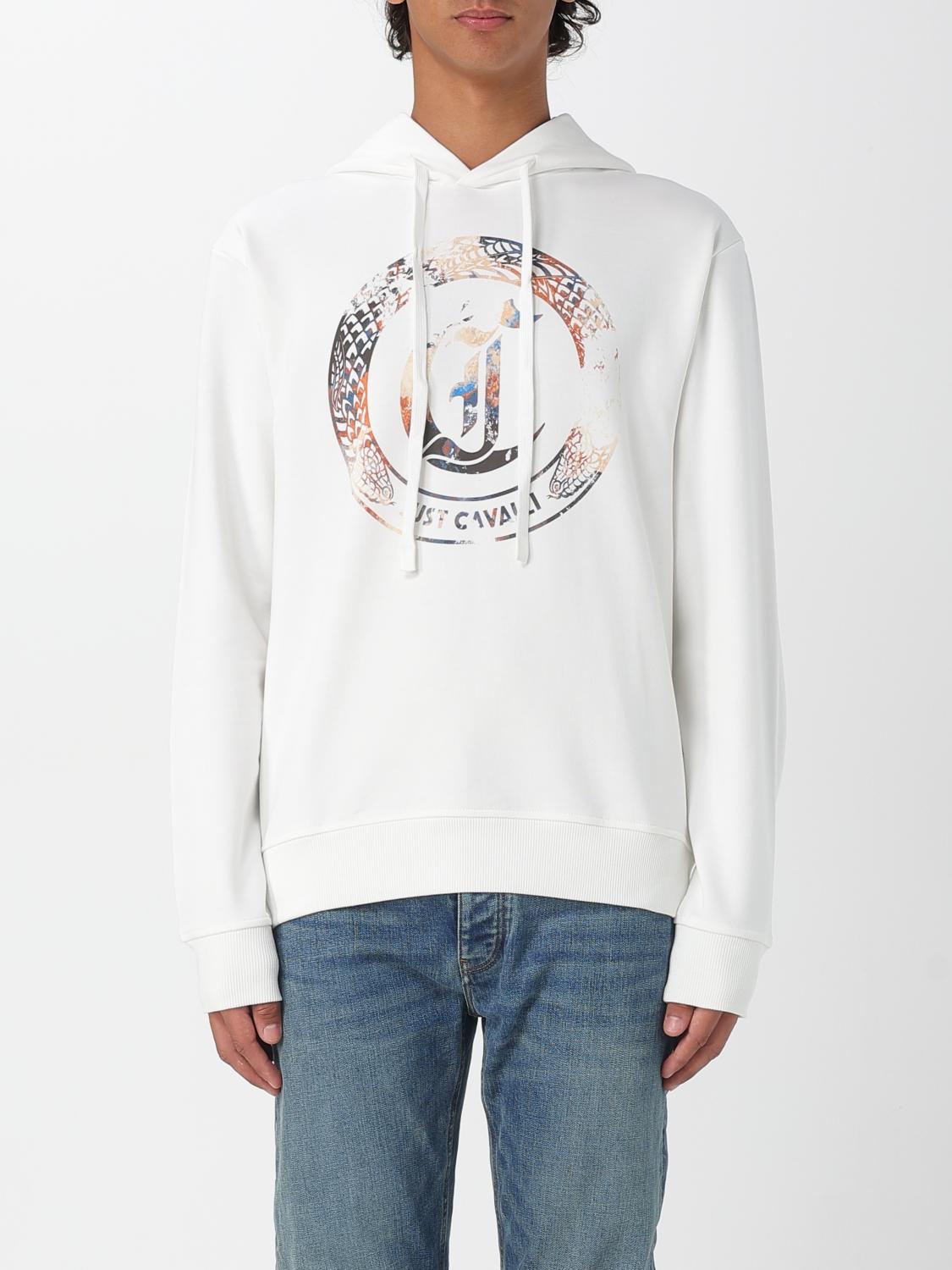 Just Cavalli Sweatshirt  Men Color White In White
