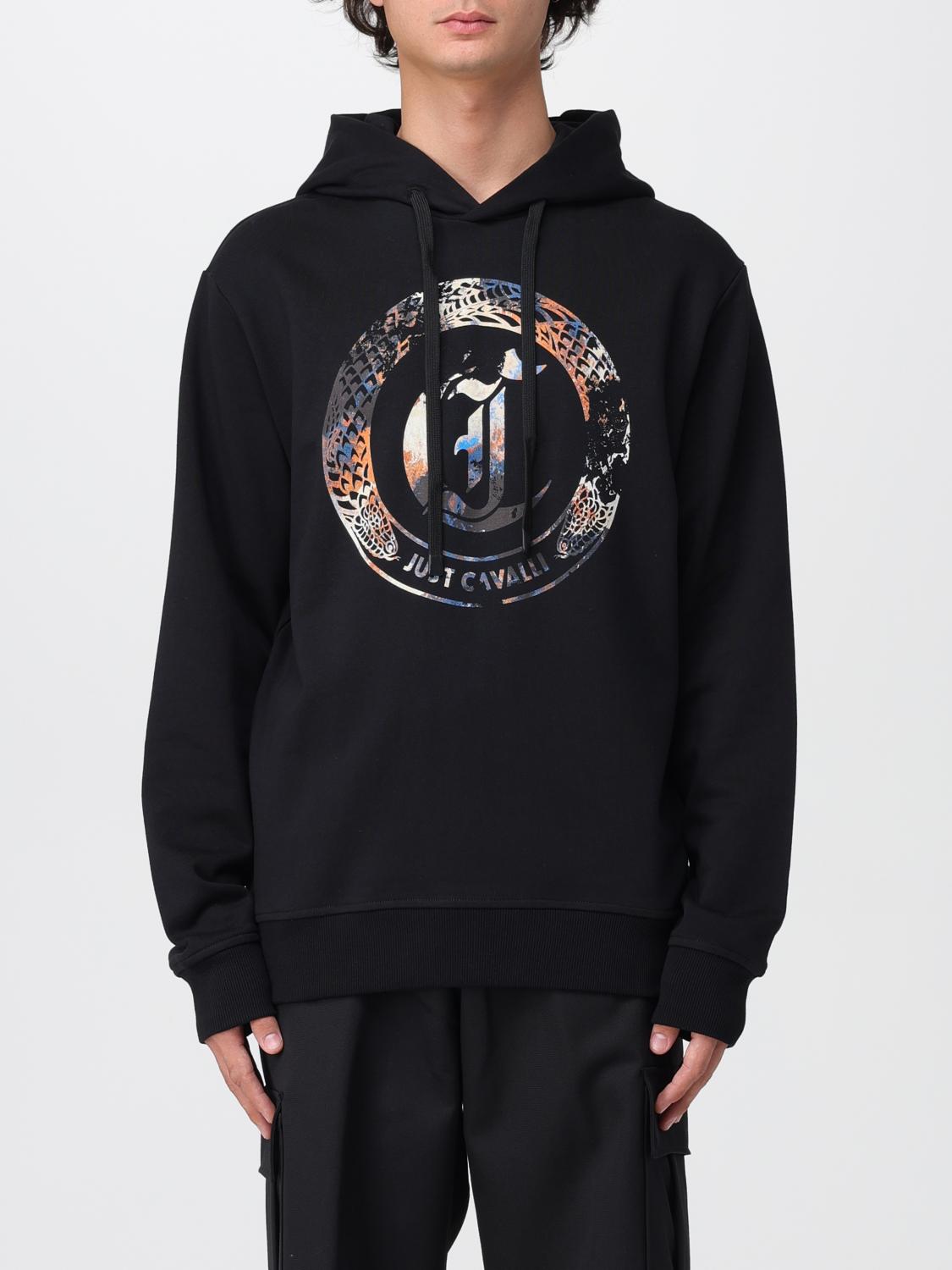 JUST CAVALLI Sweatshirt Herren Farbe Schwarz