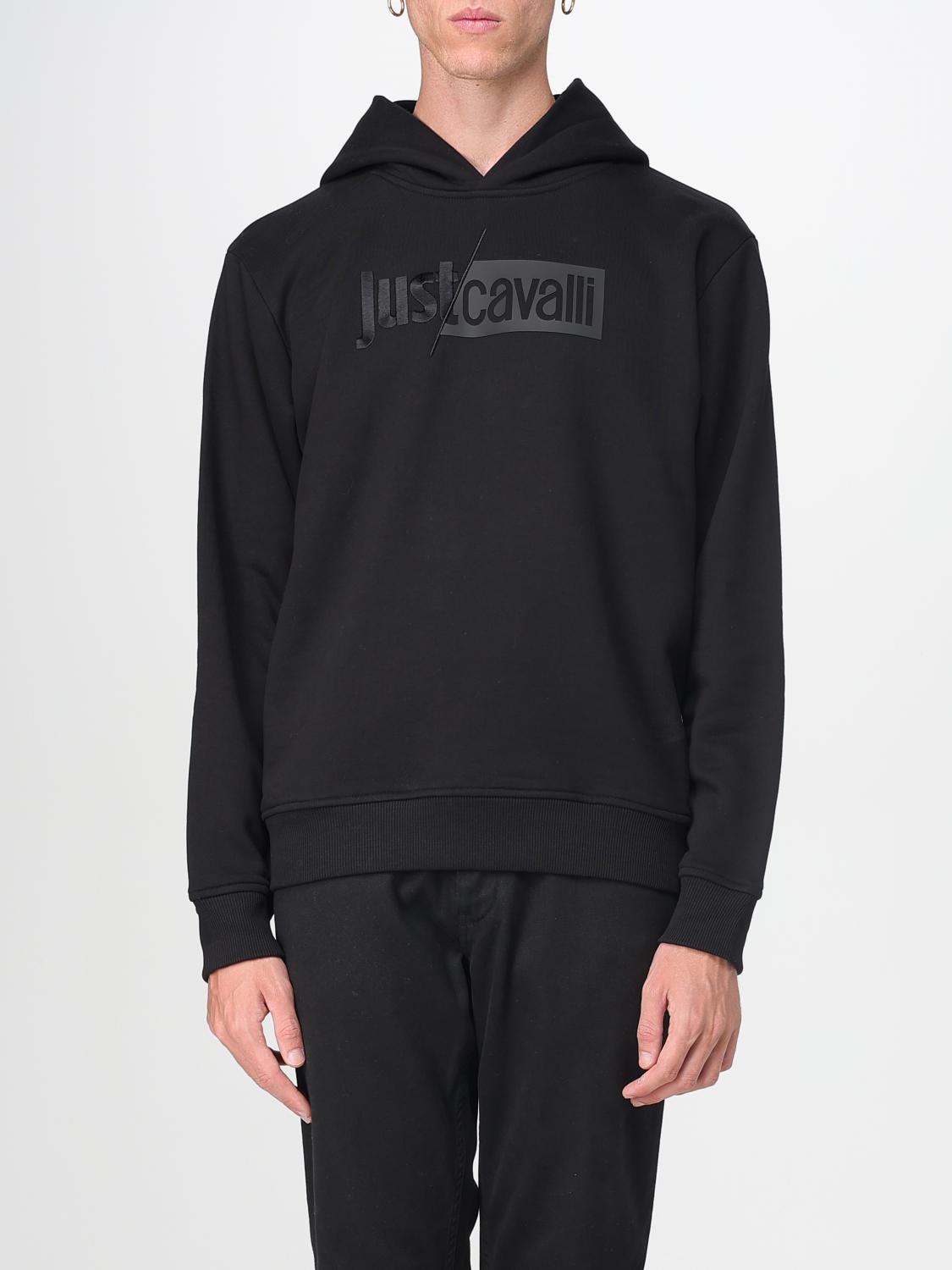 Just Cavalli Sweatshirt  Men Color Black In Black