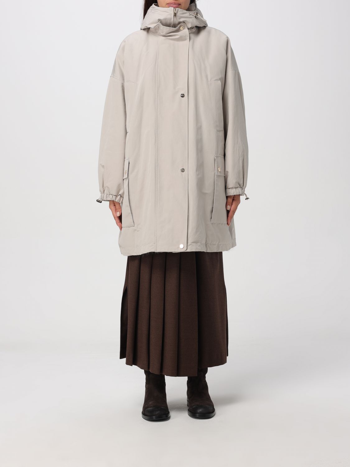 Max Mara Jacket Woman Studio In Neutral