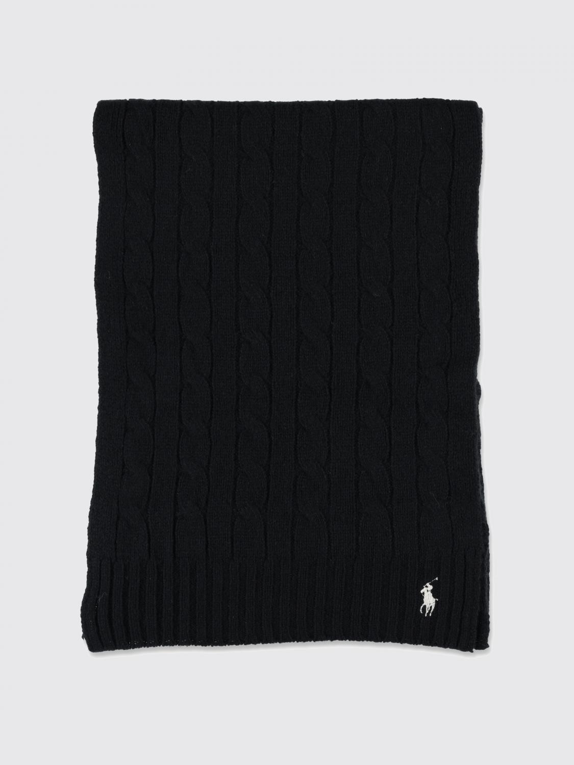 Polo Ralph Lauren Scarf Woman In Black