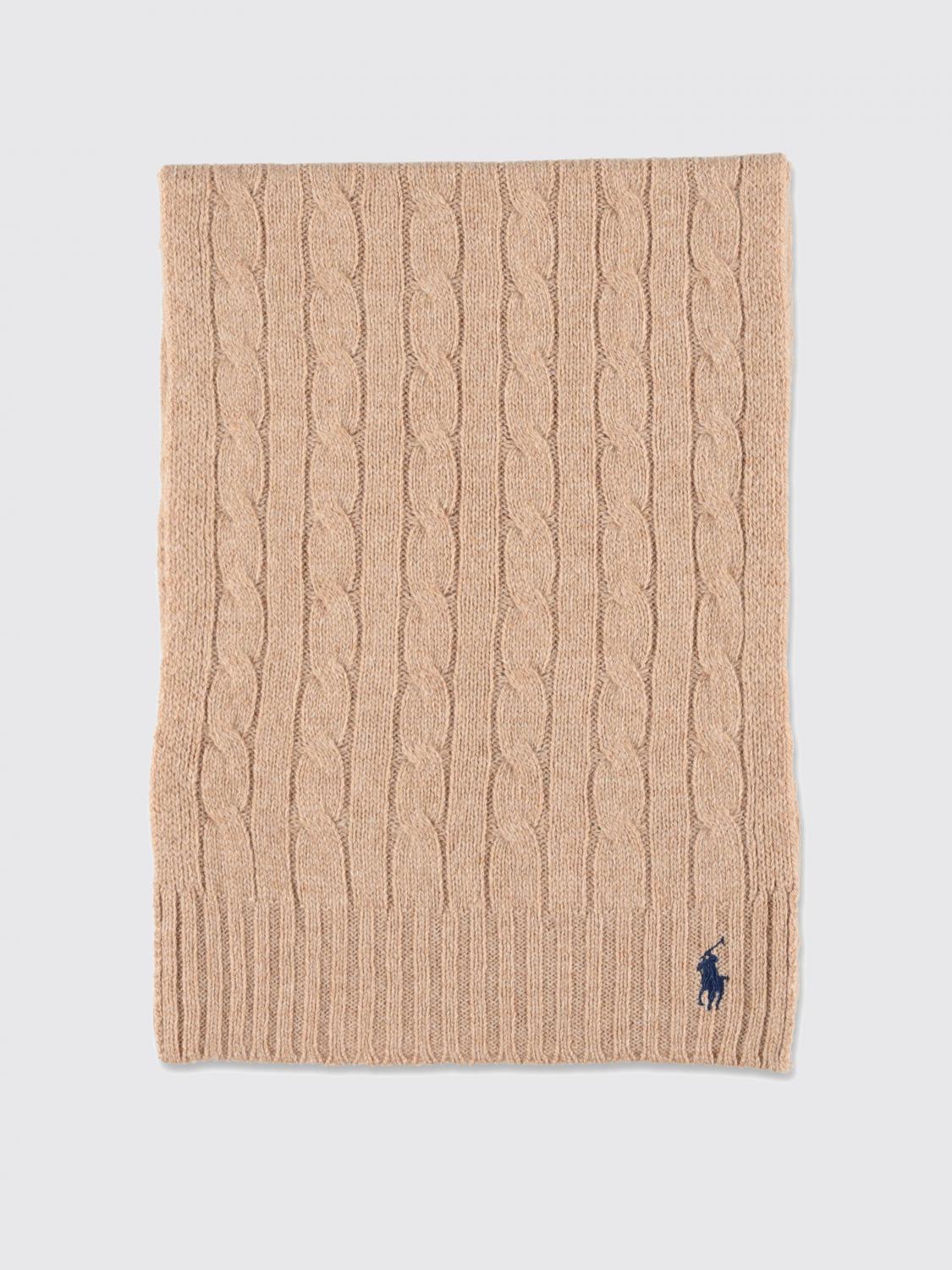 Polo Ralph Lauren Scarf Woman In Brown