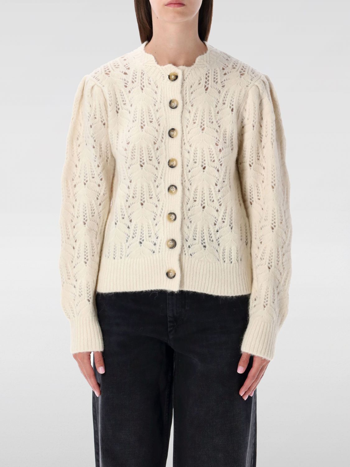 Isabel Marant Étoile Cardigan Isabel Marant Etoile Woman Color Beige In Neutral