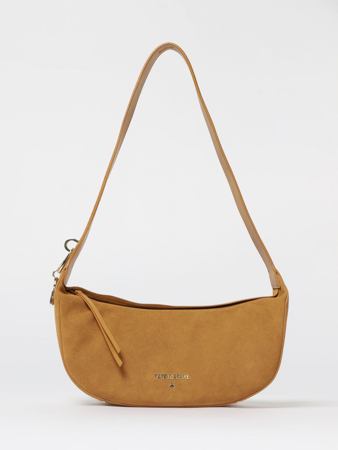 Patrizia Pepe Shoulder Bag Woman Color Beige In Brown