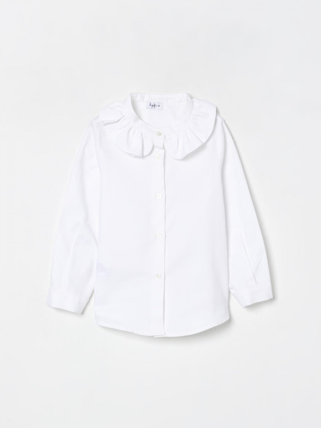 IL GUFO Bluse Kinder Farbe Weiß