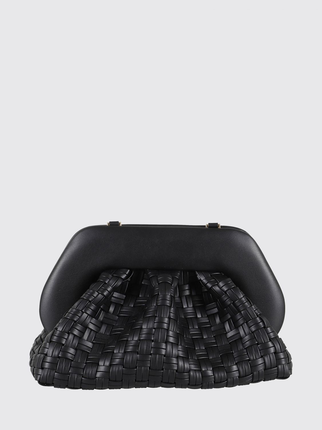 Themoirè Clutch  Woman Color Black In Black