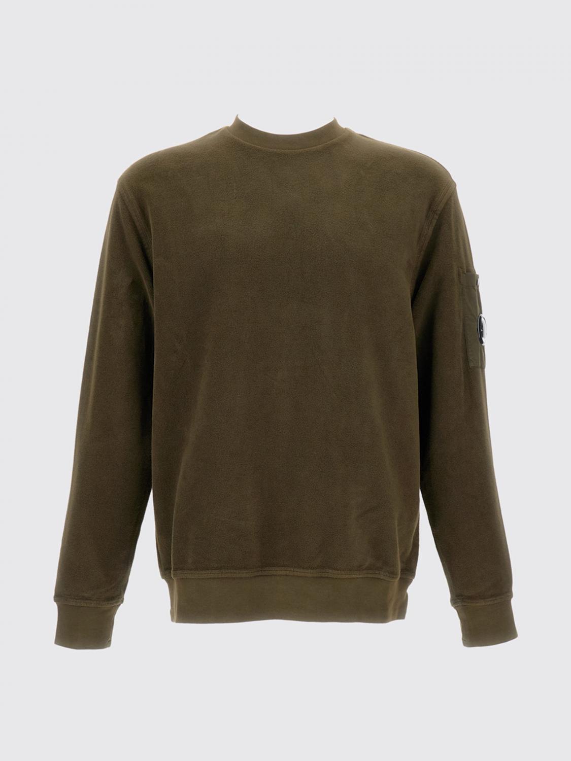 C.p. Company Sweatshirt C. P. Company Men Color Mud In Brown
