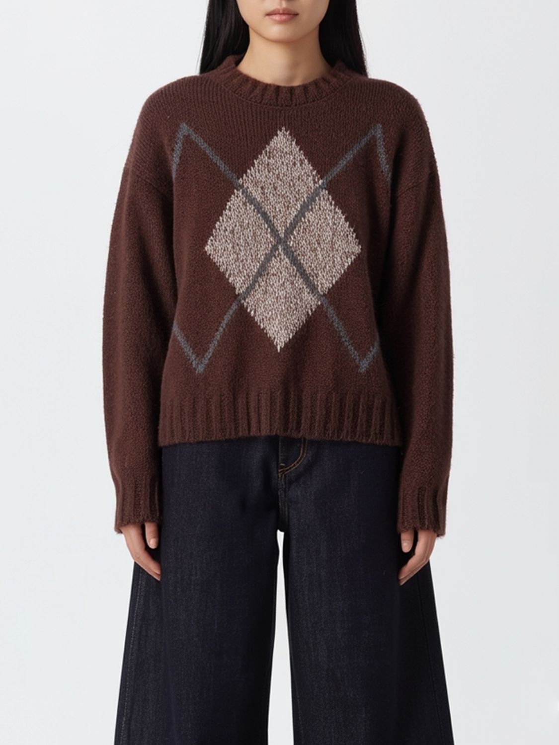 Eleventy Sweater  Woman Color Red In Brown