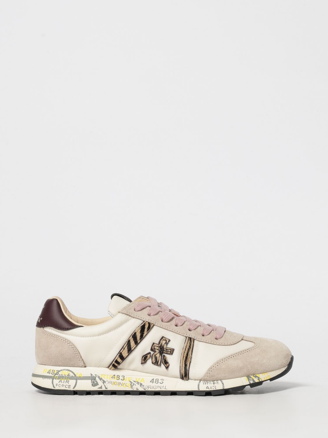 Premiata Sneakers Woman Color Dust In Neutral