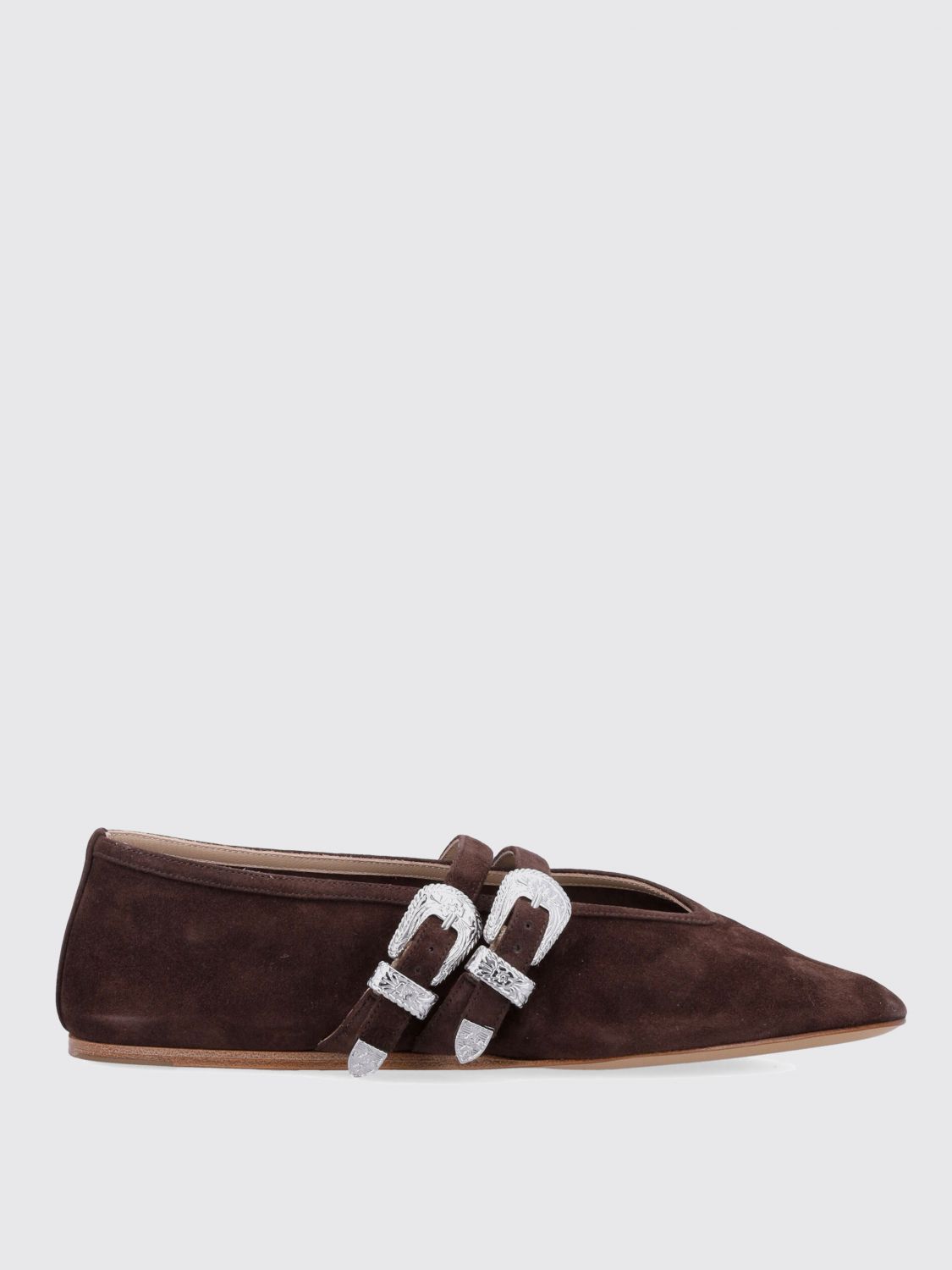 Le Monde Beryl Flat Shoes Woman Color Brown In Brown
