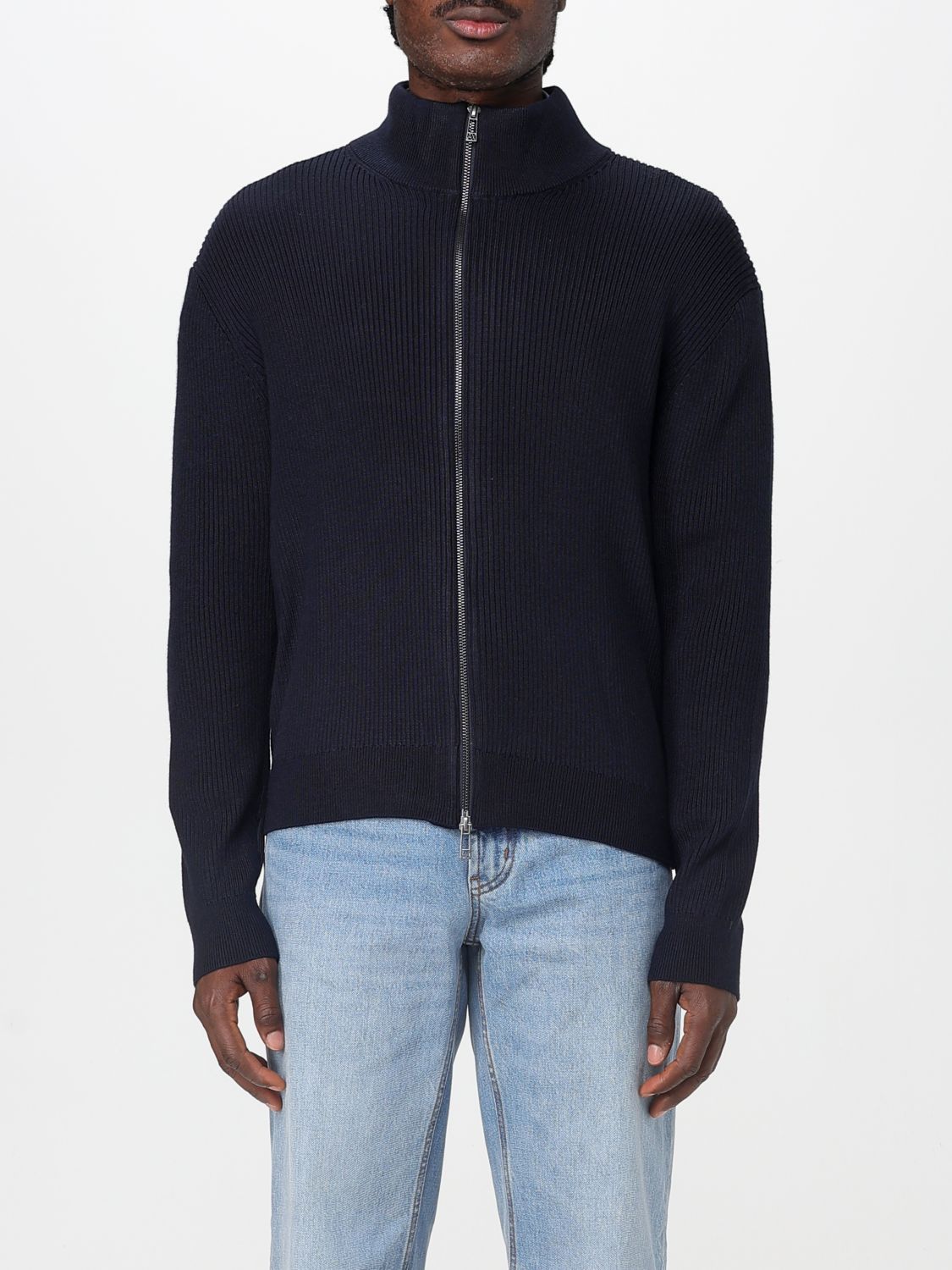 Armani Exchange Cardigan Men Color Navy In Blue