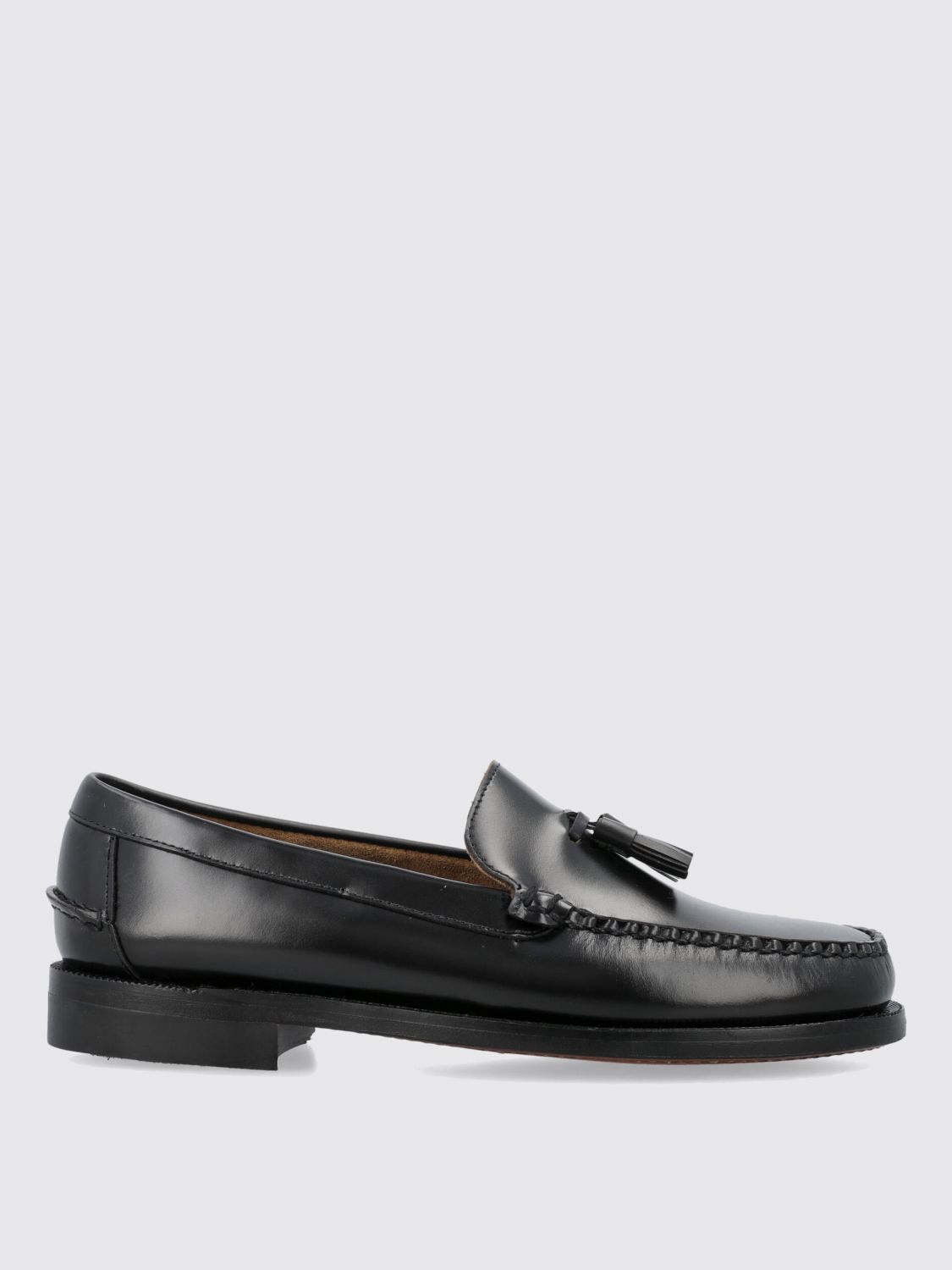 Sebago Classic Dan Multi Tassel Leather Loafer In Black