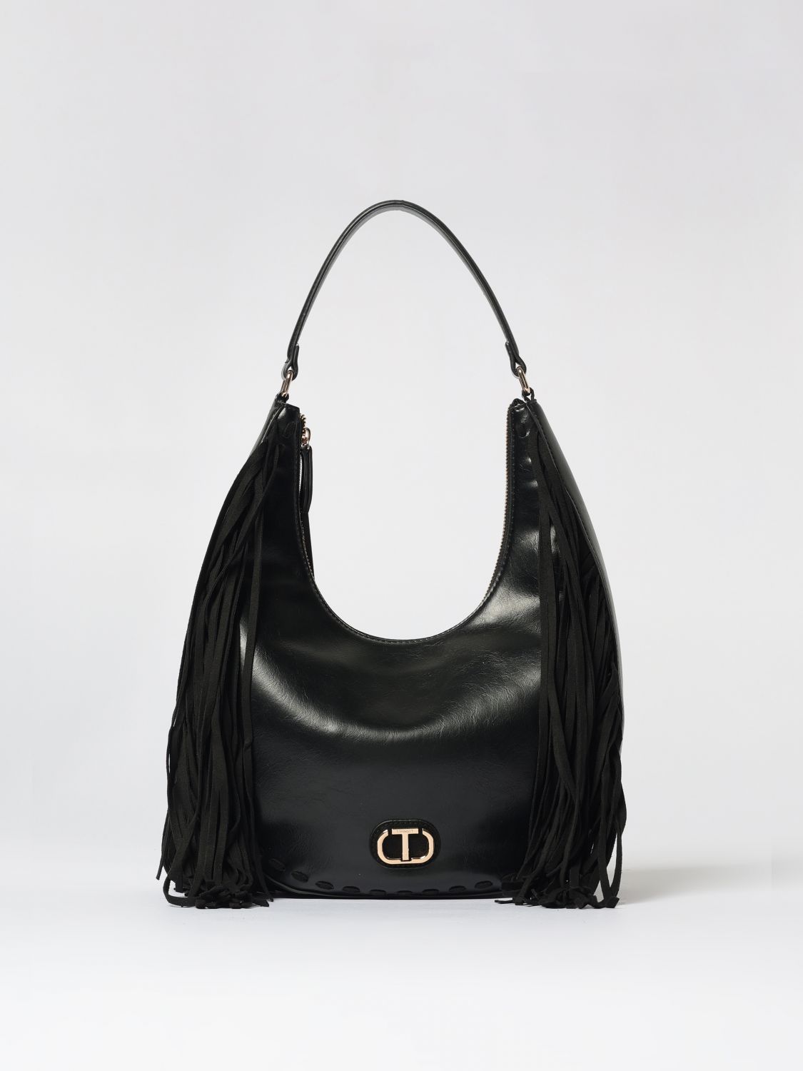 Twinset Shoulder Bag Woman Color Black In Black