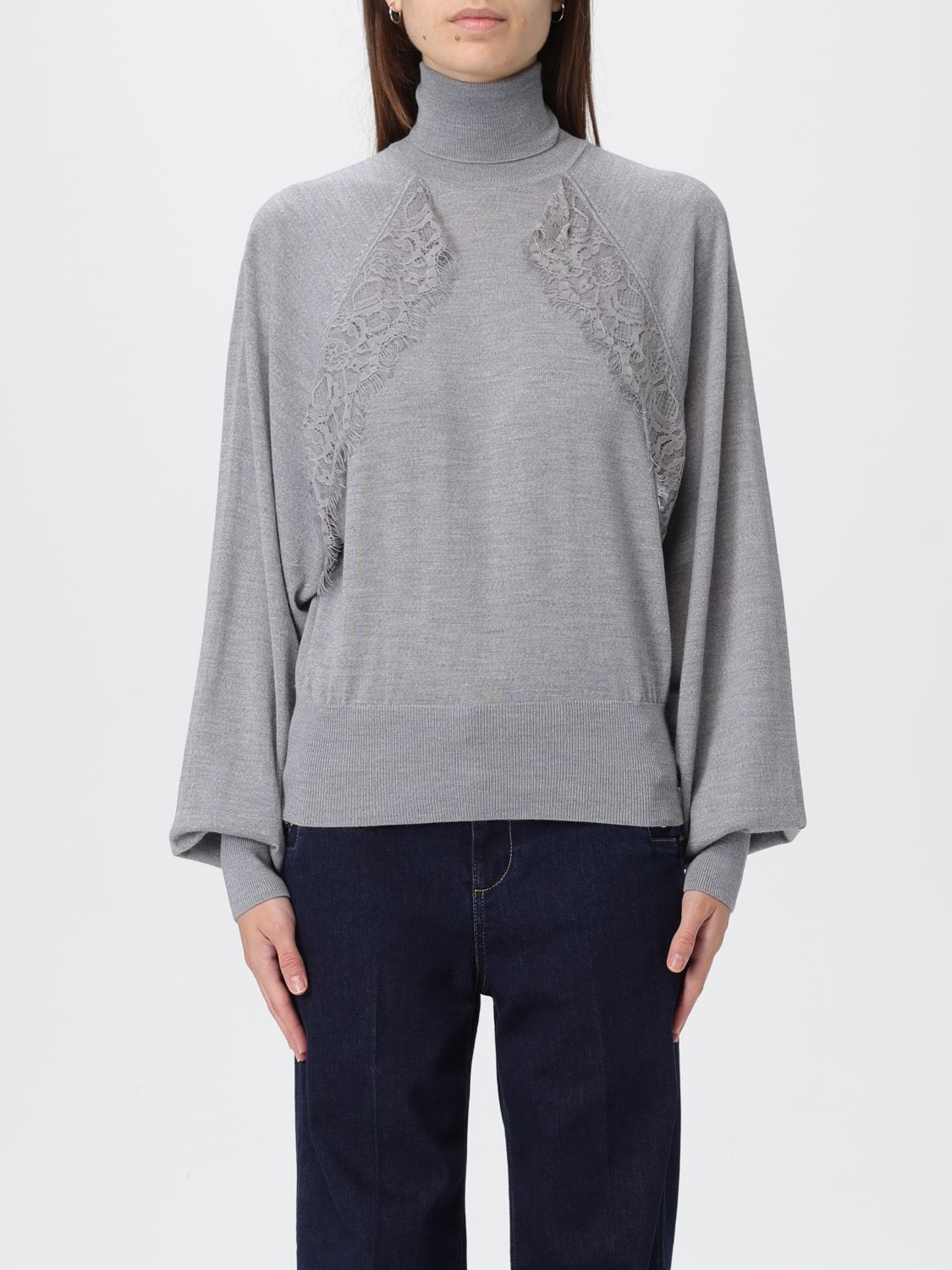 Liu •jo Sweater Liu Jo Woman Color Grey In Gray