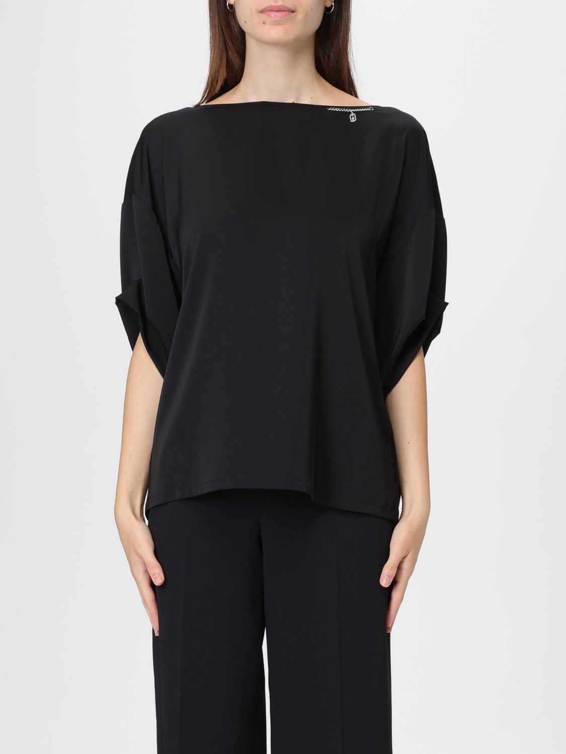 Liu •jo T-shirt Liu Jo Woman Color Black In Black