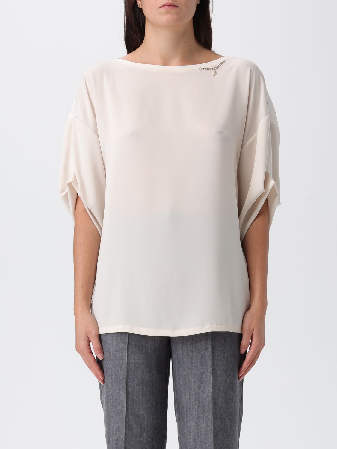 Liu •jo T-shirt Liu Jo Woman Color Cream In White