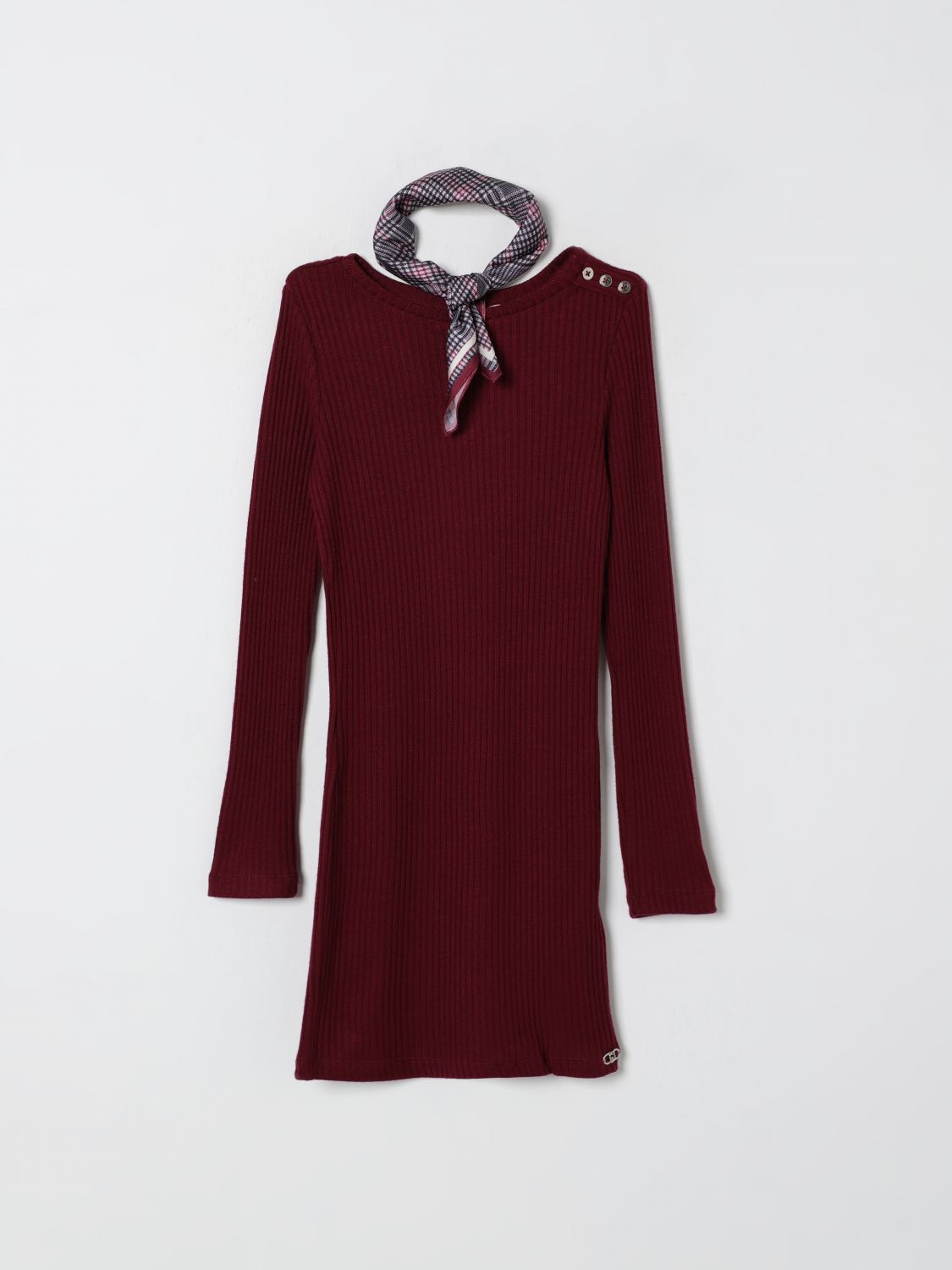 Liu •jo Dress Liu Jo Kids Color Burgundy In Burgundy