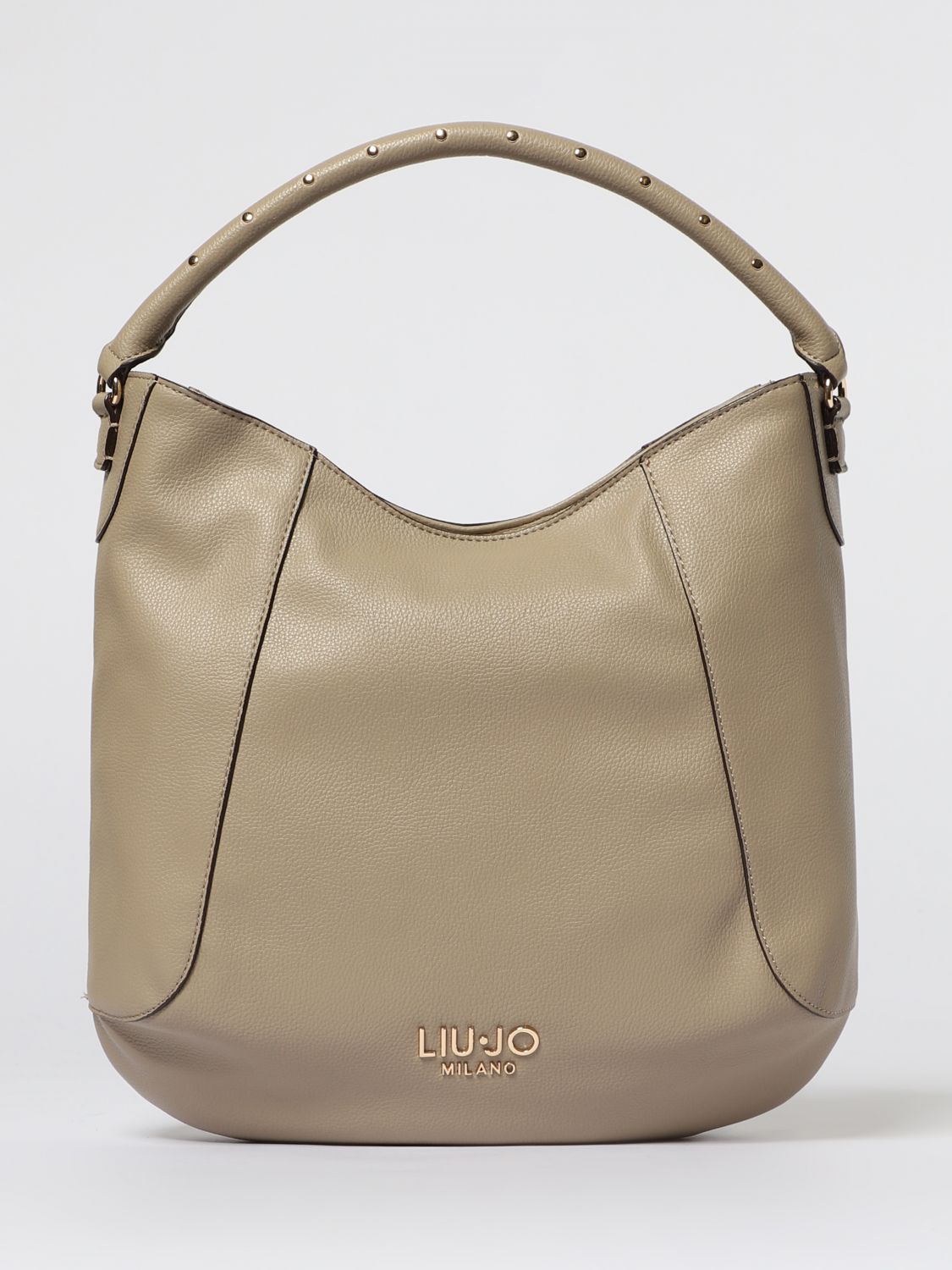 Liu •jo Shoulder Bag Liu Jo Woman Color Grey In Nude
