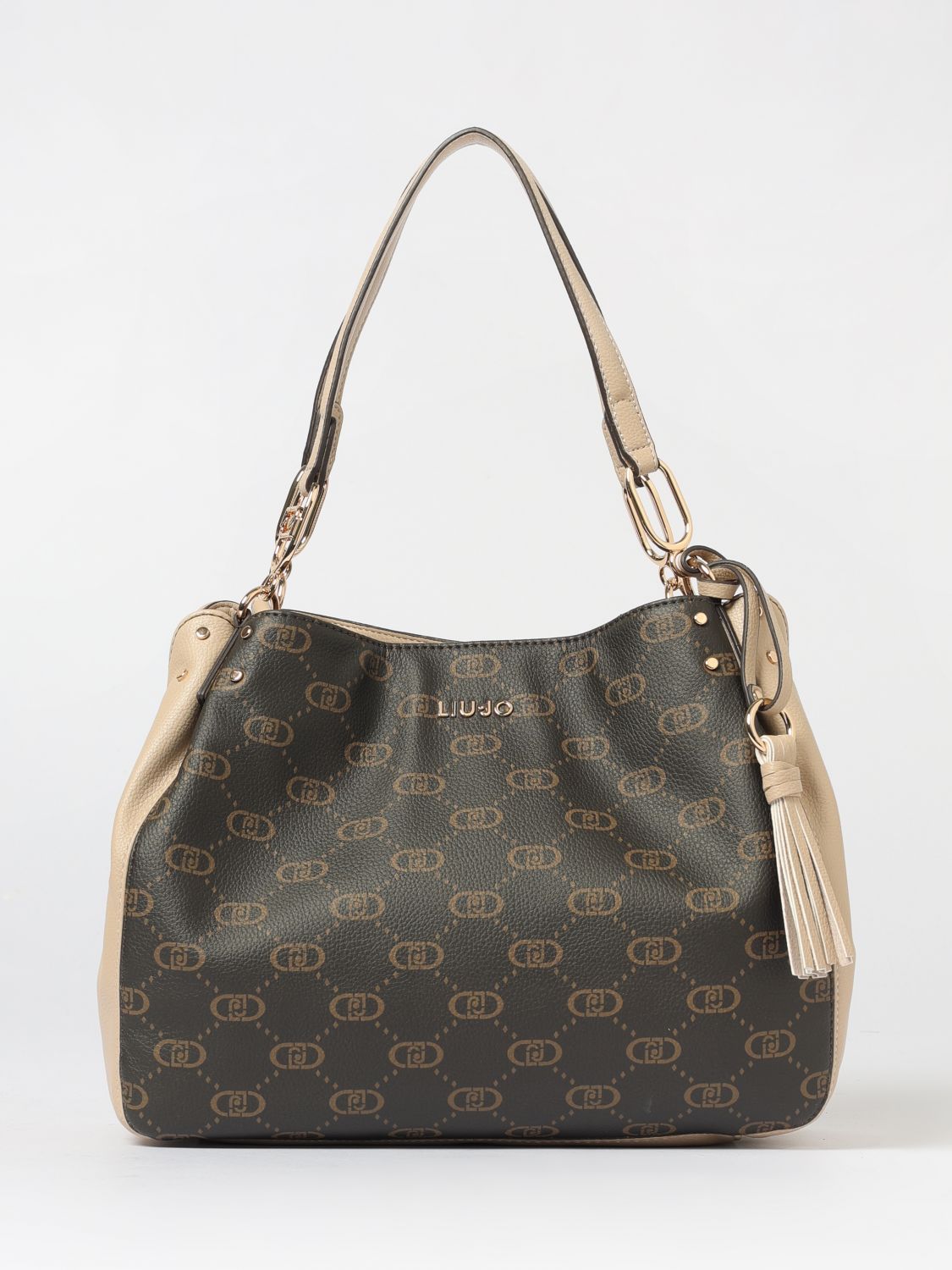 Liu •jo Shoulder Bag Liu Jo Woman Color Beige In Sand