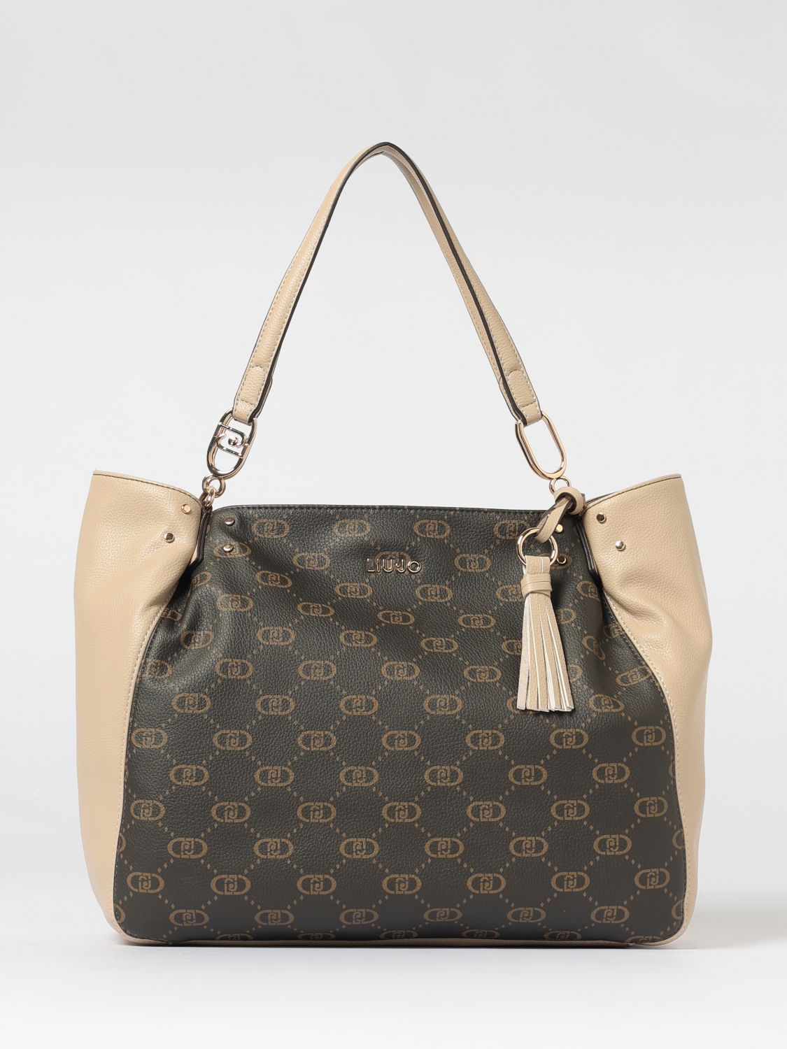 Liu •jo Shoulder Bag Liu Jo Woman Color Beige In Sand