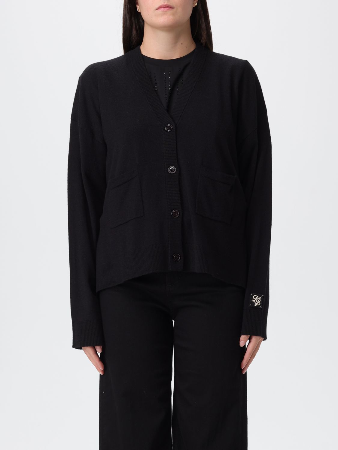 Liu •jo Cardigan Liu Jo Woman Color Black In Black