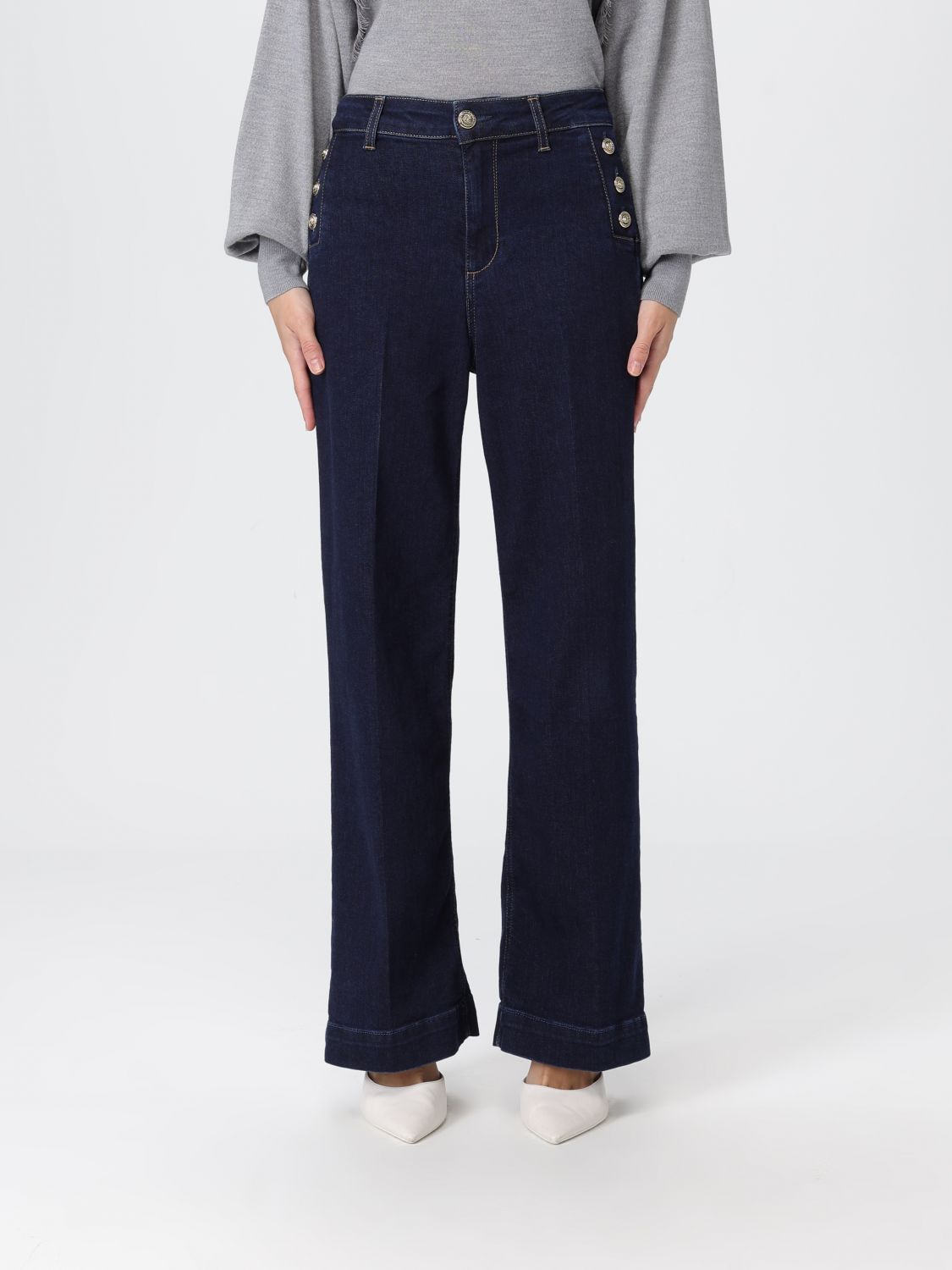 Liu •jo Jeans Liu Jo Woman Color Navy In Gray