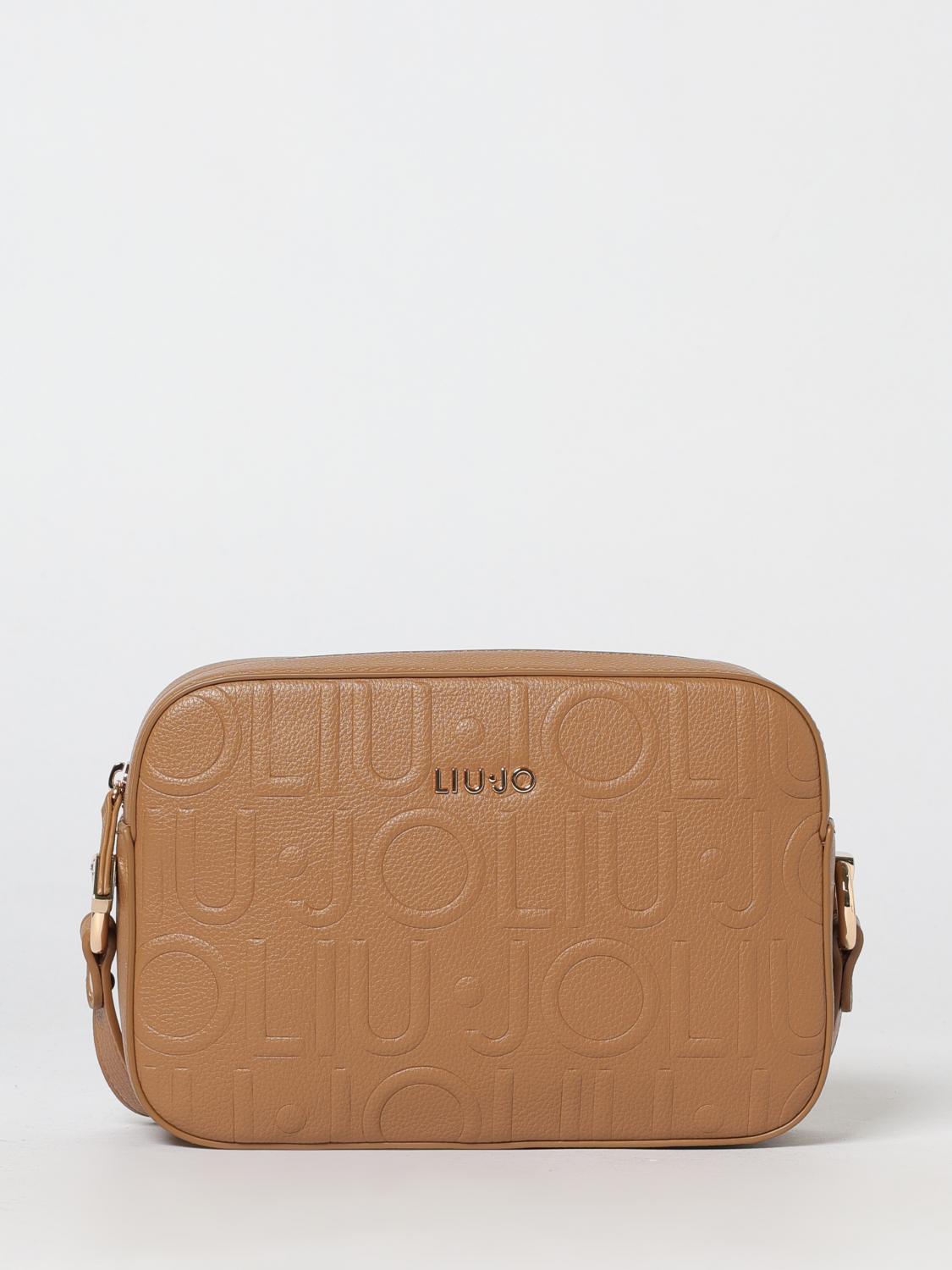 Borsa Liu Jo in pelle sintetica a grana con logo all over