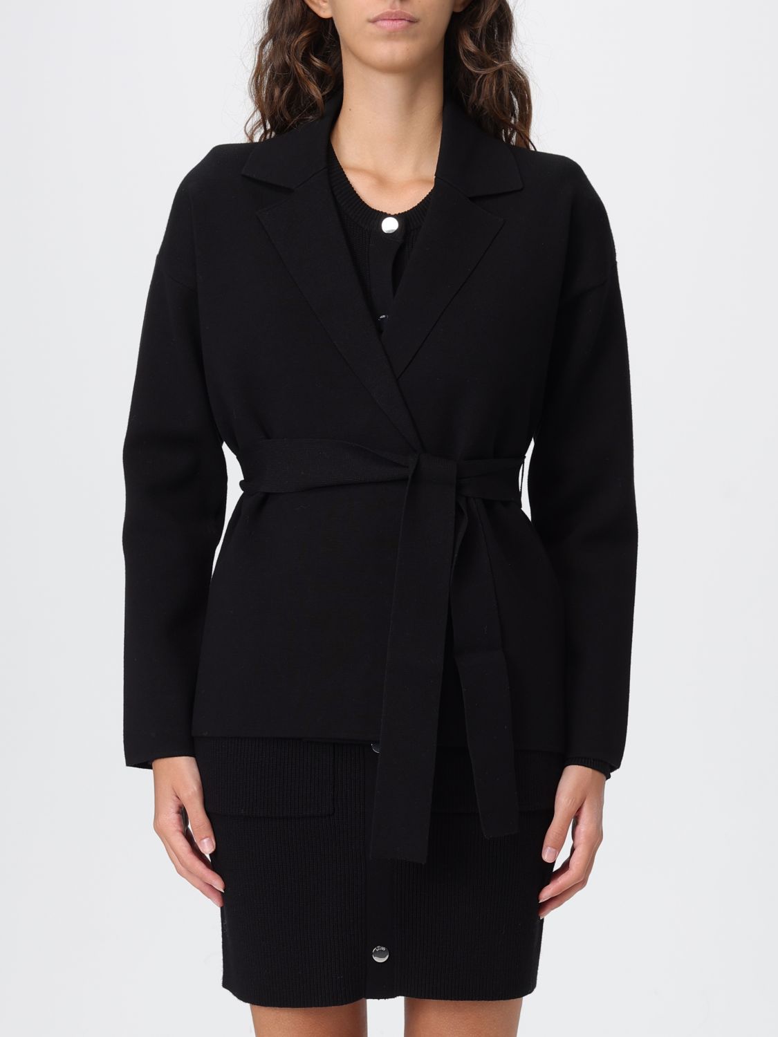 Liu •jo Cardigan Liu Jo Woman Color Black In Black