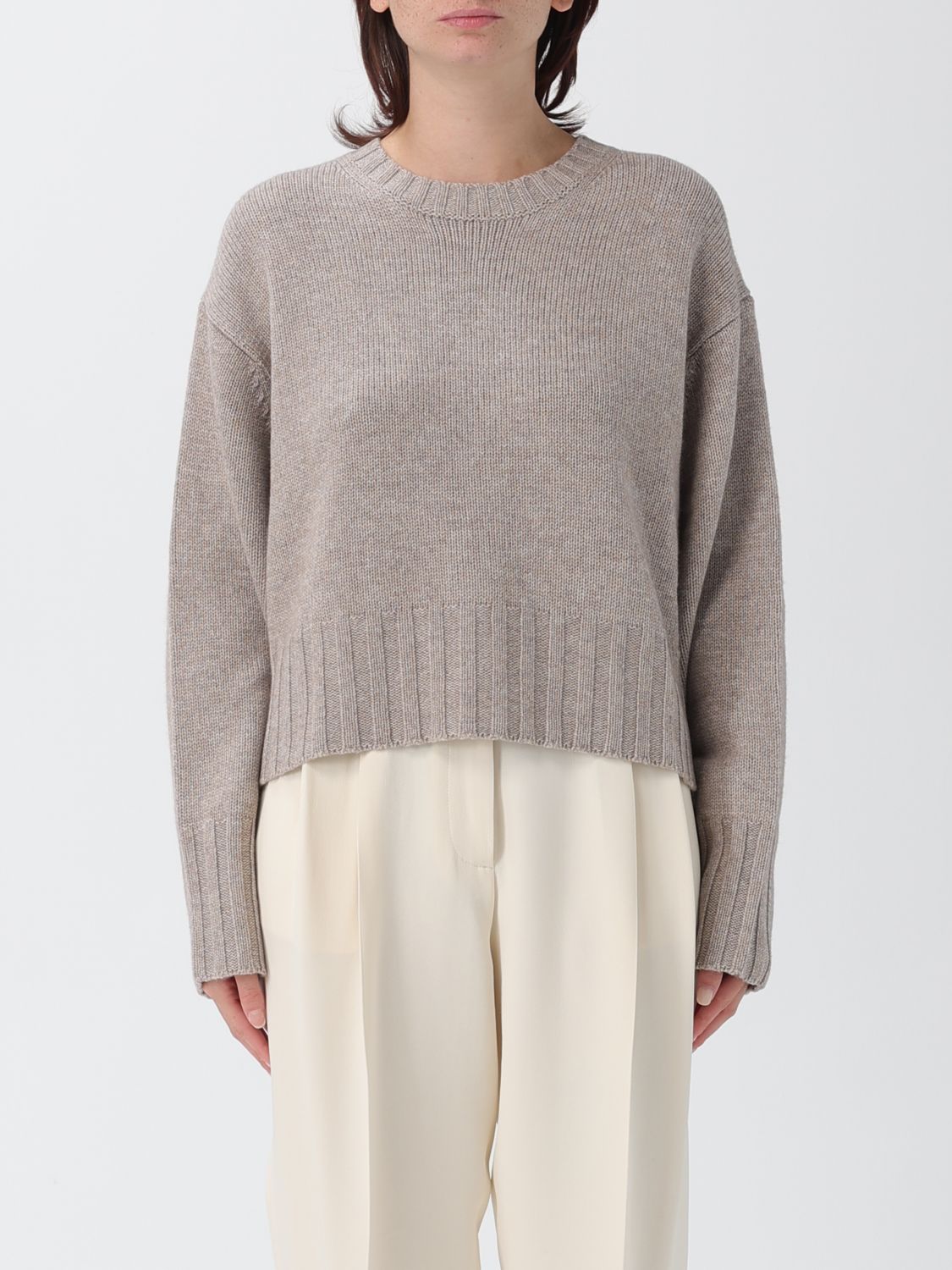 Allude Sweater  Woman Color Beige In Neutral