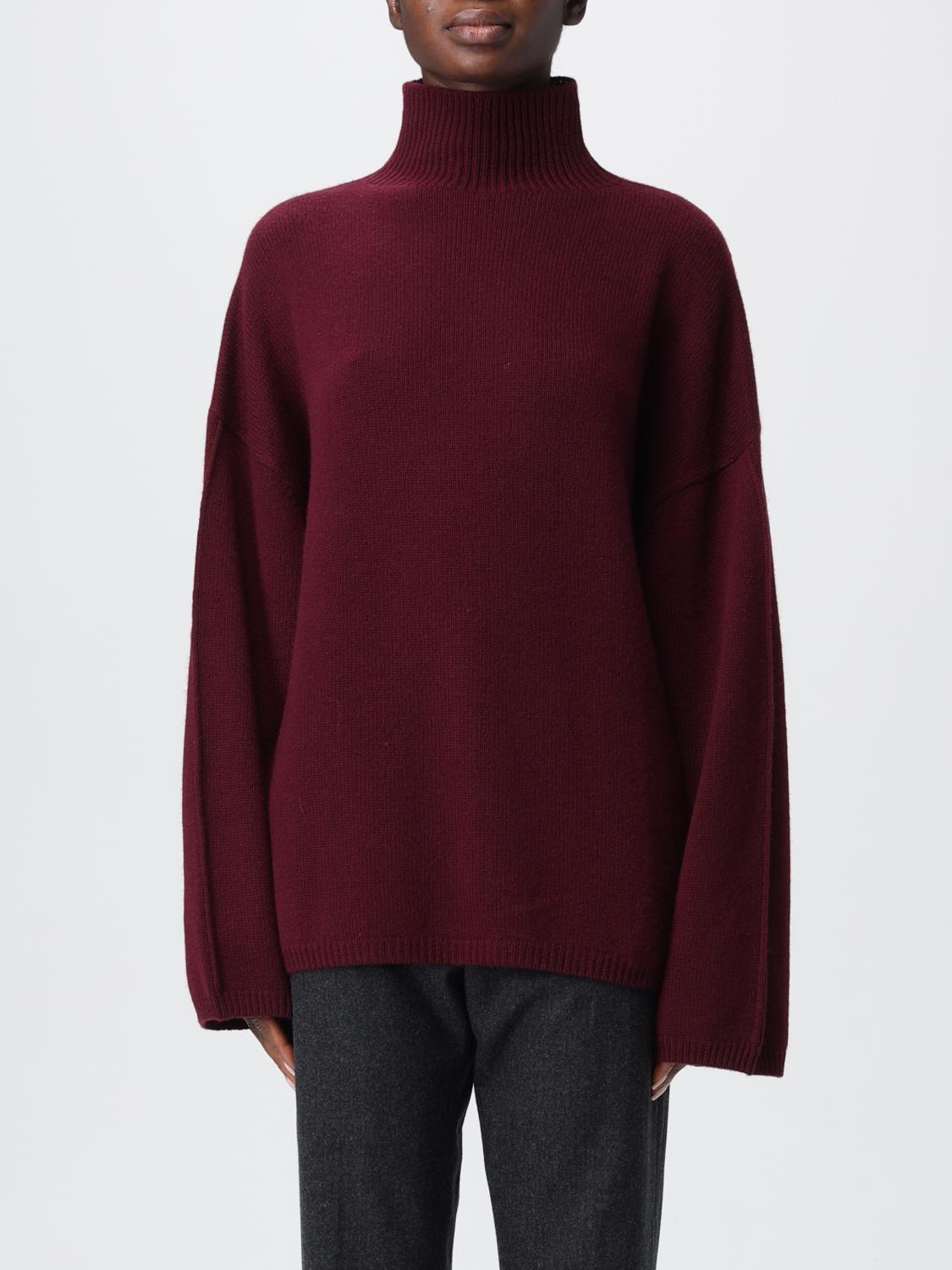 Allude Sweater  Woman Color Burgundy In Burgundy