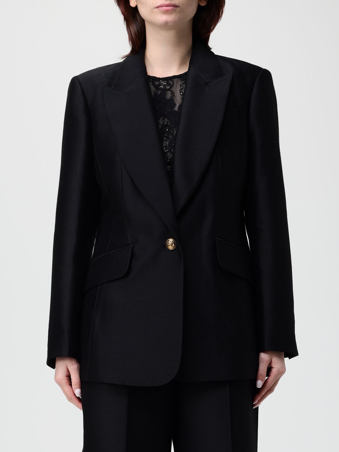 Zimmermann ZIMMERMANN Jacket Woman color Black　ZIMMERMANN ジャケット ウーマン カラー ブラック