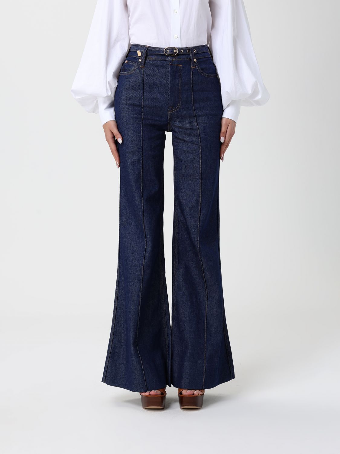 Zimmermann Jeans  Woman Color Denim In Blue