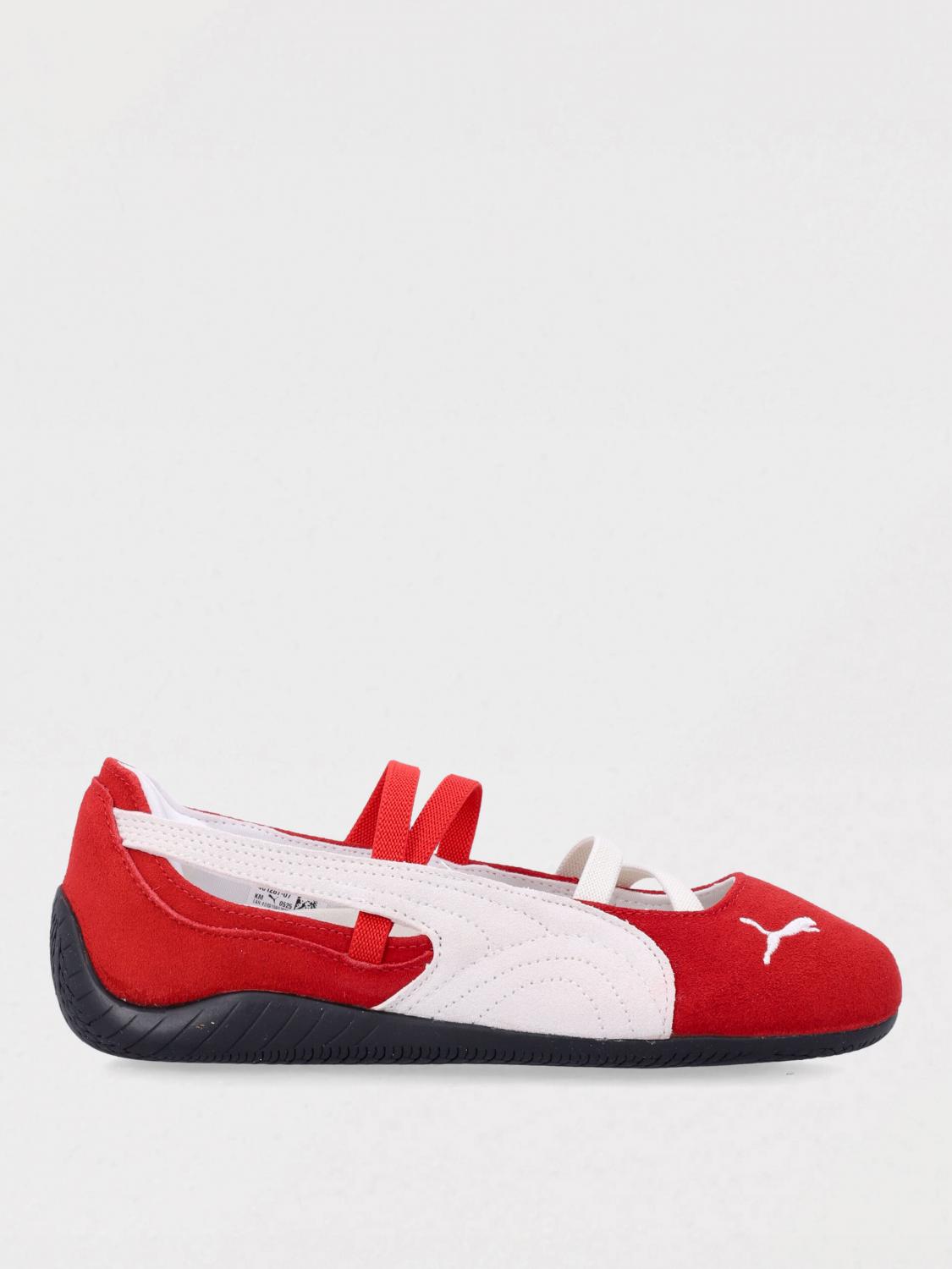 Puma Speedcat Suede Ballet Women S Shoes In Red