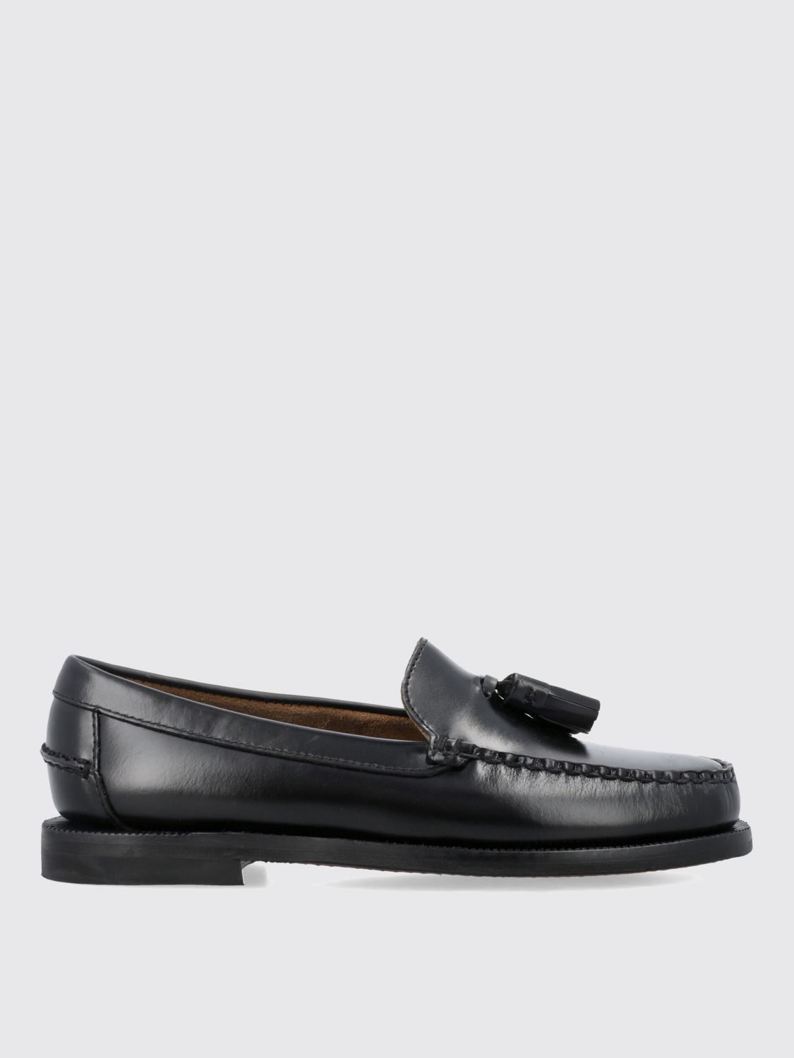 Sebago Classic Dan Multi Tassel Leather Loafer In Black