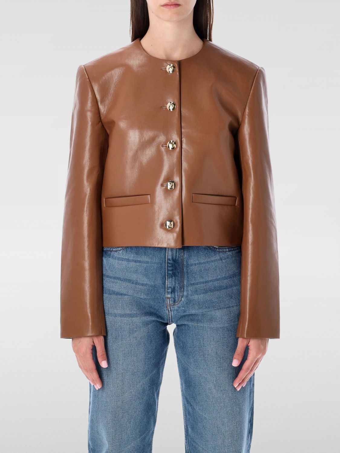 Anine Bing Amber Jacket In Brown