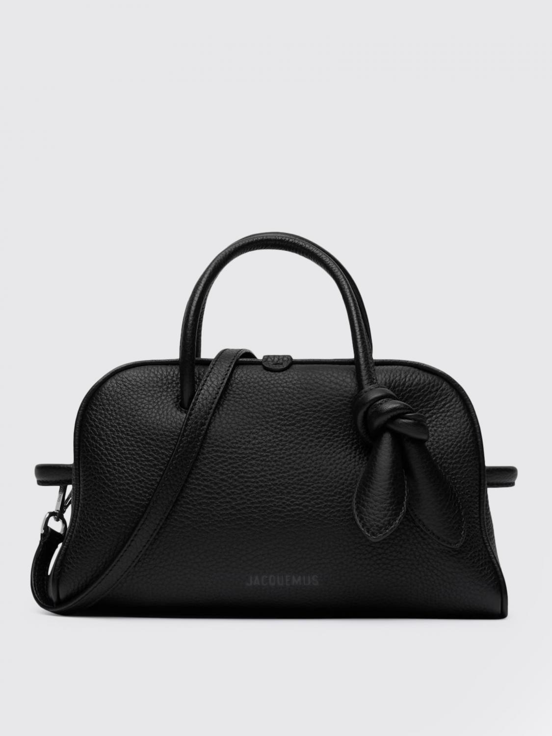 Jacquemus The Turismo Knotted Top-handles Tote Bag In Black